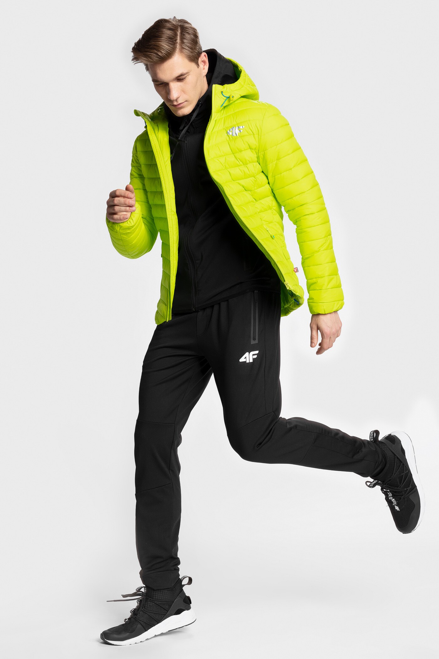 Herren Daunenjacke 4Hills KUMP100 limonengrün Herren Daunenjacke 4Hills KUMP100 limonengrün