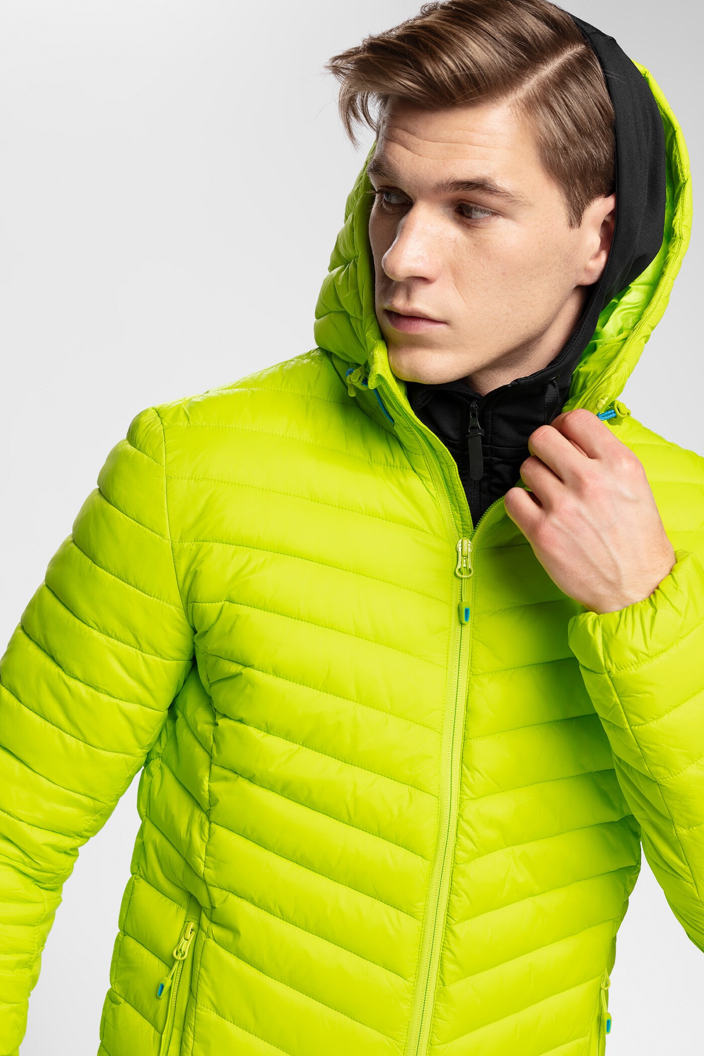Herren Daunenjacke 4Hills KUMP100 limonengrün Herren Daunenjacke 4Hills KUMP100 limonengrün